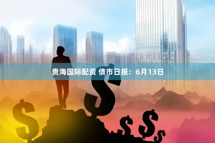贵海国际配资 债市日报：6月13日
